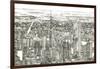 Skyline Sketch I-Melissa Wang-Framed Art Print