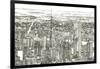 Skyline Sketch I-Melissa Wang-Framed Art Print