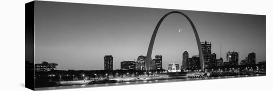 Skyline, St. Louis, MO, USA-null-Stretched Canvas