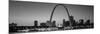 Skyline, St. Louis, MO, USA-null-Mounted Photographic Print