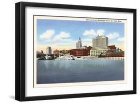 Skyline, St. Paul, Minnesota-null-Framed Art Print