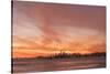 Skyline Sunset-Aaron Matheson-Stretched Canvas