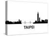 Skyline Taipei-unkreatives-Stretched Canvas