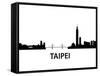 Skyline Taipei-unkreatives-Framed Stretched Canvas