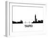 Skyline Taipei-unkreatives-Framed Art Print