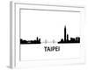 Skyline Taipei-unkreatives-Framed Art Print