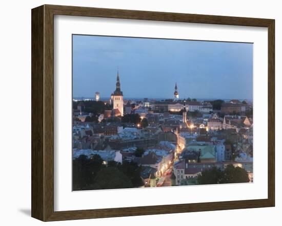 Skyline, Tallinn, Estonia, Baltic States, Europe-Angelo Cavalli-Framed Photographic Print