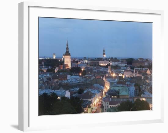 Skyline, Tallinn, Estonia, Baltic States, Europe-Angelo Cavalli-Framed Photographic Print