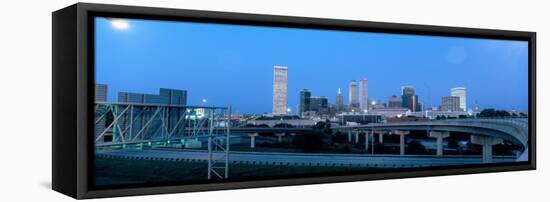 Skyline Tulsa Ok, USA-null-Framed Stretched Canvas