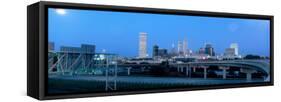 Skyline Tulsa Ok, USA-null-Framed Stretched Canvas