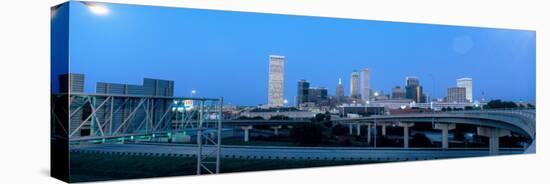 Skyline Tulsa Ok, USA-null-Stretched Canvas