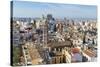 Skyline View Including the Iglesia De Santa Catalina and Plaza Redonda, Valencia, Spain-Chris Hepburn-Stretched Canvas