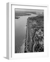 Skyline View of the St. Lawrence Seaway Power Project-null-Framed Photographic Print