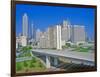 Skyline view of the state capital of Atlanta, Georgia-null-Framed Photographic Print