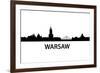 Skyline Warsaw-unkreatives-Framed Premium Giclee Print
