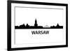 Skyline Warsaw-unkreatives-Framed Premium Giclee Print