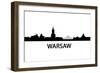 Skyline Warsaw-unkreatives-Framed Art Print