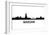 Skyline Warsaw-unkreatives-Framed Art Print