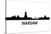 Skyline Warsaw-unkreatives-Stretched Canvas