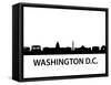 Skyline Washington D.C-unkreatives-Framed Stretched Canvas