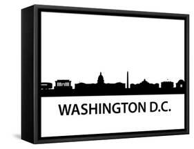 Skyline Washington D.C-unkreatives-Framed Stretched Canvas