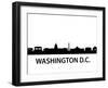 Skyline Washington D.C-unkreatives-Framed Art Print