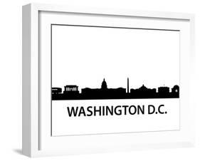 Skyline Washington D.C-unkreatives-Framed Art Print