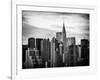 Skyline with a Top of the Chrysler Building at Sunset-Philippe Hugonnard-Framed Photographic Print