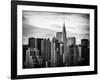 Skyline with a Top of the Chrysler Building at Sunset-Philippe Hugonnard-Framed Photographic Print