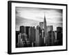 Skyline with a Top of the Chrysler Building at Sunset-Philippe Hugonnard-Framed Photographic Print