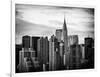 Skyline with a Top of the Chrysler Building at Sunset-Philippe Hugonnard-Framed Photographic Print