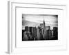 Skyline with a Top of the Chrysler Building at Sunset-Philippe Hugonnard-Framed Art Print