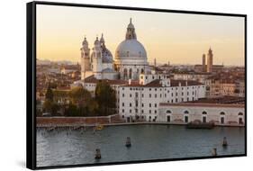 Skyline with Basilica Di Santa Maria Della Salute. Venice. Italy-Tom Norring-Framed Stretched Canvas