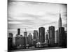 Skyline with Empire State Building at Sunset-Philippe Hugonnard-Mounted Photographic Print