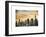 Skyline with Empire State Building at Sunset-Philippe Hugonnard-Framed Art Print