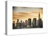 Skyline with Empire State Building at Sunset-Philippe Hugonnard-Stretched Canvas