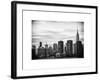 Skyline with Empire State Building at Sunset-Philippe Hugonnard-Framed Art Print