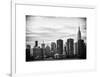 Skyline with Empire State Building at Sunset-Philippe Hugonnard-Framed Art Print