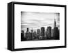 Skyline with Empire State Building at Sunset-Philippe Hugonnard-Framed Stretched Canvas