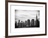 Skyline with Empire State Building at Sunset-Philippe Hugonnard-Framed Art Print