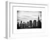 Skyline with Empire State Building at Sunset-Philippe Hugonnard-Framed Art Print