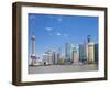 Skyline with Oriental Pearl Tower and Pudong Skyscrapers, Shanghai, China, Asia-Neale Clark-Framed Photographic Print