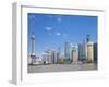 Skyline with Oriental Pearl Tower and Pudong Skyscrapers, Shanghai, China, Asia-Neale Clark-Framed Photographic Print