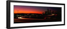 Skyline with S in Road, Seattle, Washington, USA-Terry Eggers-Framed Photographic Print