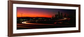 Skyline with S in Road, Seattle, Washington, USA-Terry Eggers-Framed Photographic Print