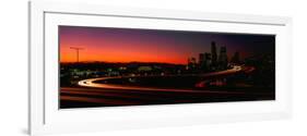 Skyline with S in Road, Seattle, Washington, USA-Terry Eggers-Framed Photographic Print