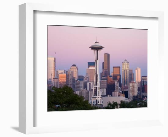 Skyline with Space Needle From Kerry Park, Seattle, Washington, USA-Jamie & Judy Wild-Framed Photographic Print