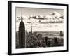 Skyline with the Empire State Building and the One World Trade Center, Manhattan, NYC, Sepia Light-Philippe Hugonnard-Framed Photographic Print