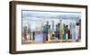 Skyline-Asha Menghrajani-Framed Giclee Print