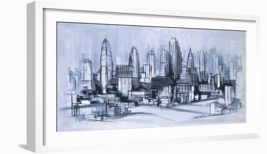 Skyline-Ben Maile-Framed Giclee Print